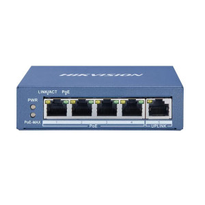 Hikvision DS-3E0505P-E-M 4 Port Gigabit Unmanaged POE Switch