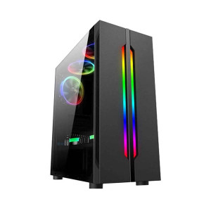 Safeway Volcano MTG-1922 Mid Tower Black ATX Gaming PC Casing