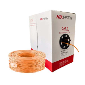 Hikvision DS-1LN6U-SC0 CAT6 UTP Cable (Orange)