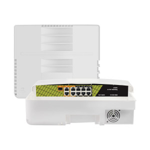 Geneta GNT-P4804F6 OEM Outdoor Gigabit Hi-PoE Waterproof 8 Port Switch