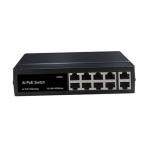 Genata GNT-P1210ES 8-Port PoE Switch 2 Up-Link Gigabit Port