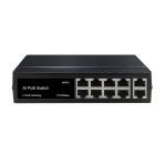 Genata GNT-P9210ES AI 8-Port PoE Switch 2 Up-Link Port